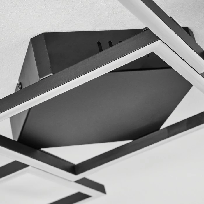 Hofstein Zocca Deckenleuchte LED Schwarz, 1-flammig 6 Hofstein Zocca Deckenleuchte LED Schwarz, 1-flammig – Bild 6