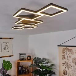 Hofstein Zocca Deckenleuchte LED Schwarz, 1-flammig 18 Hofstein Zocca Deckenleuchte LED Schwarz, 1-flammig -Bürolampen Verkäufe zocca deckenleuchte h3438619 6