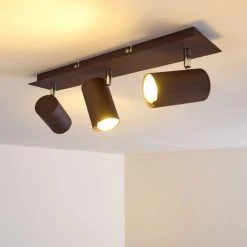 Hofstein Zuoz Deckenleuchte Chrom, Rostfarben, 3-flammig -Bürolampen Verkäufe zuoz deckenleuchte h3341391 do1 2