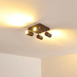 Hofstein Zuoz Deckenleuchte Chrom, Rostfarben, 4-flammig 41 Hofstein Zuoz Deckenleuchte Chrom, Rostfarben, 4-flammig -Bürolampen Verkäufe zuoz deckenleuchte h3341438 do1 18