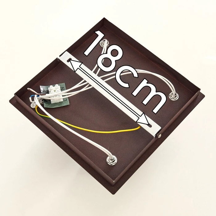 Hofstein Zuoz Deckenleuchte Chrom, Rostfarben, 4-flammig 23 Hofstein Zuoz Deckenleuchte Chrom, Rostfarben, 4-flammig – Bild 23