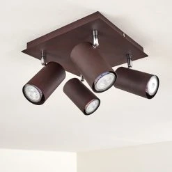 Hofstein Zuoz Deckenleuchte Chrom, Rostfarben, 4-flammig 31 Hofstein Zuoz Deckenleuchte Chrom, Rostfarben, 4-flammig -Bürolampen Verkäufe zuoz deckenleuchte h3341438 do1 8