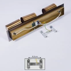 Hofstein Zuoz Deckenleuchte Altmessing, 3-flammig -Bürolampen Verkäufe zuoz deckenleuchte h3434703 4