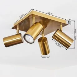 Hofstein Zuoz Deckenleuchte Altmessing, 4-flammig 13 Hofstein Zuoz Deckenleuchte Altmessing, 4-flammig -Bürolampen Verkäufe zuoz deckenleuchte h3434727 3