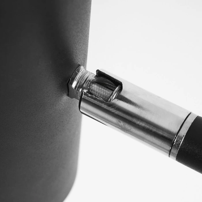 Hofstein Zuoz Stehleuchte Chrom, Schwarz, 1-flammig 6 Hofstein Zuoz Stehleuchte Chrom, Schwarz, 1-flammig – Bild 6